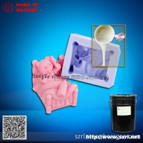 Silicone rubber for unsaturated resin crafts mold